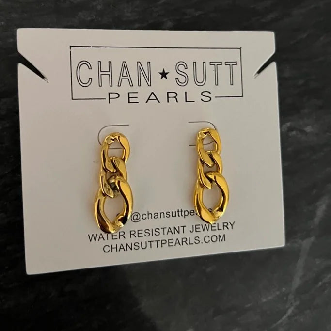 SMALL PAPERCLIP EARRINGS