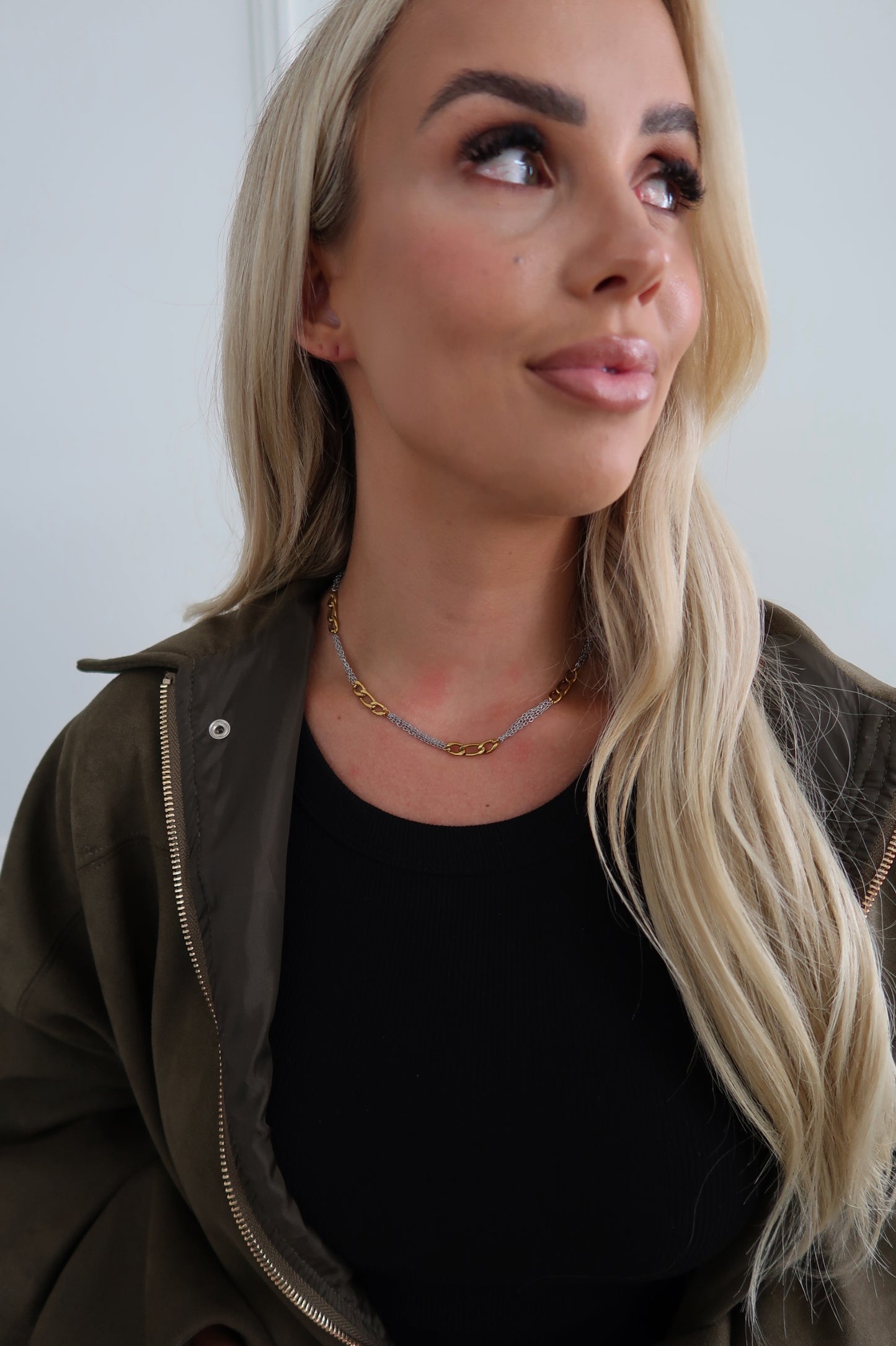 TWO TONED GRACE NECKLACE