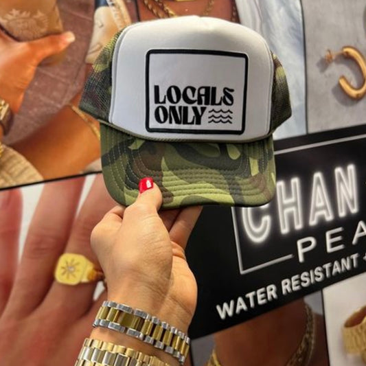 CAMO LOCALS ONLY HAT