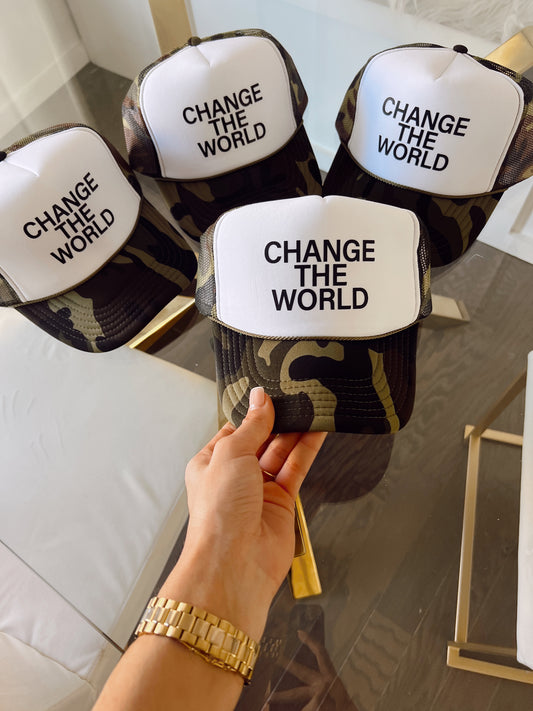 CHANGE THE WORLD HAT