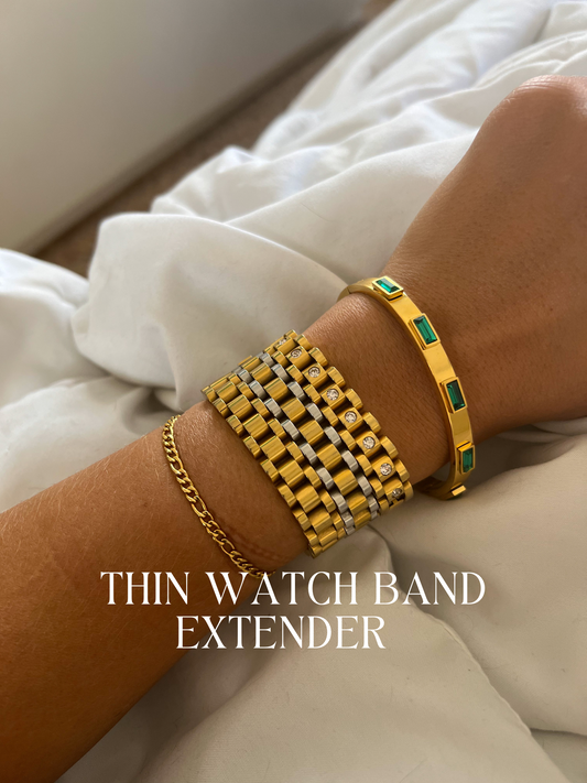 EXTENDERS FOR THIN WATCH BAND