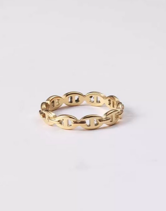 GOLD SMALL SHELL RING