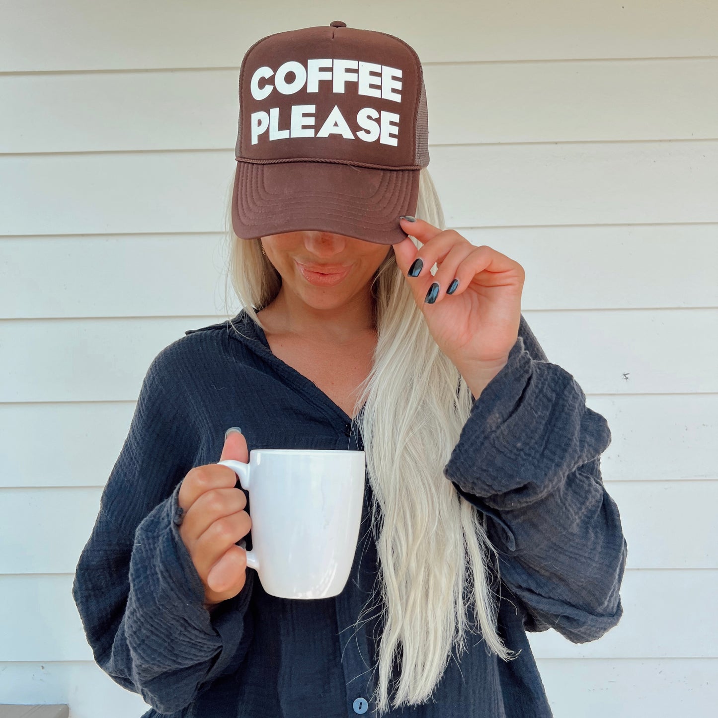 COFFEE PLEASE HAT