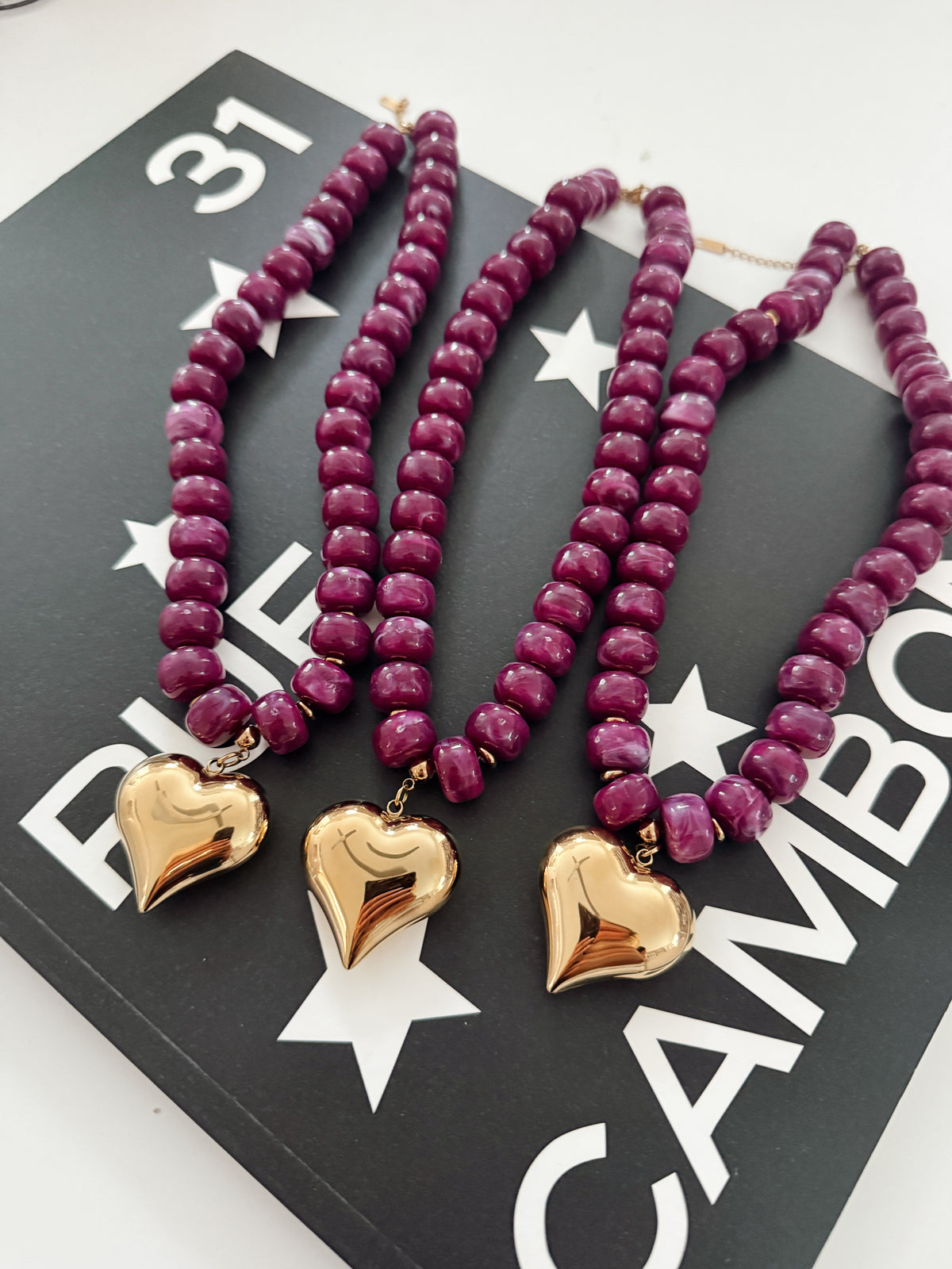 PURPLE HEART NECKLACE