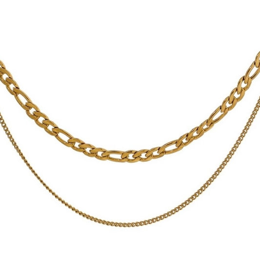 THE LAYERED DAINTY CHAIN NECKLACE