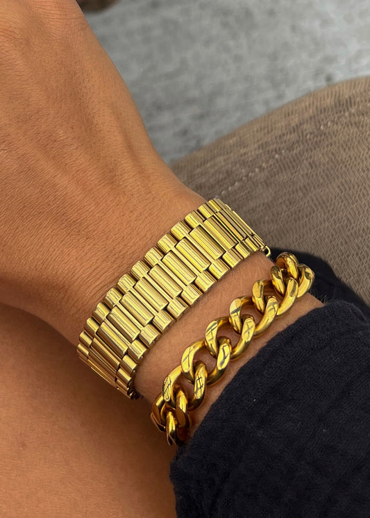 THICK GOLD WATCH BAND