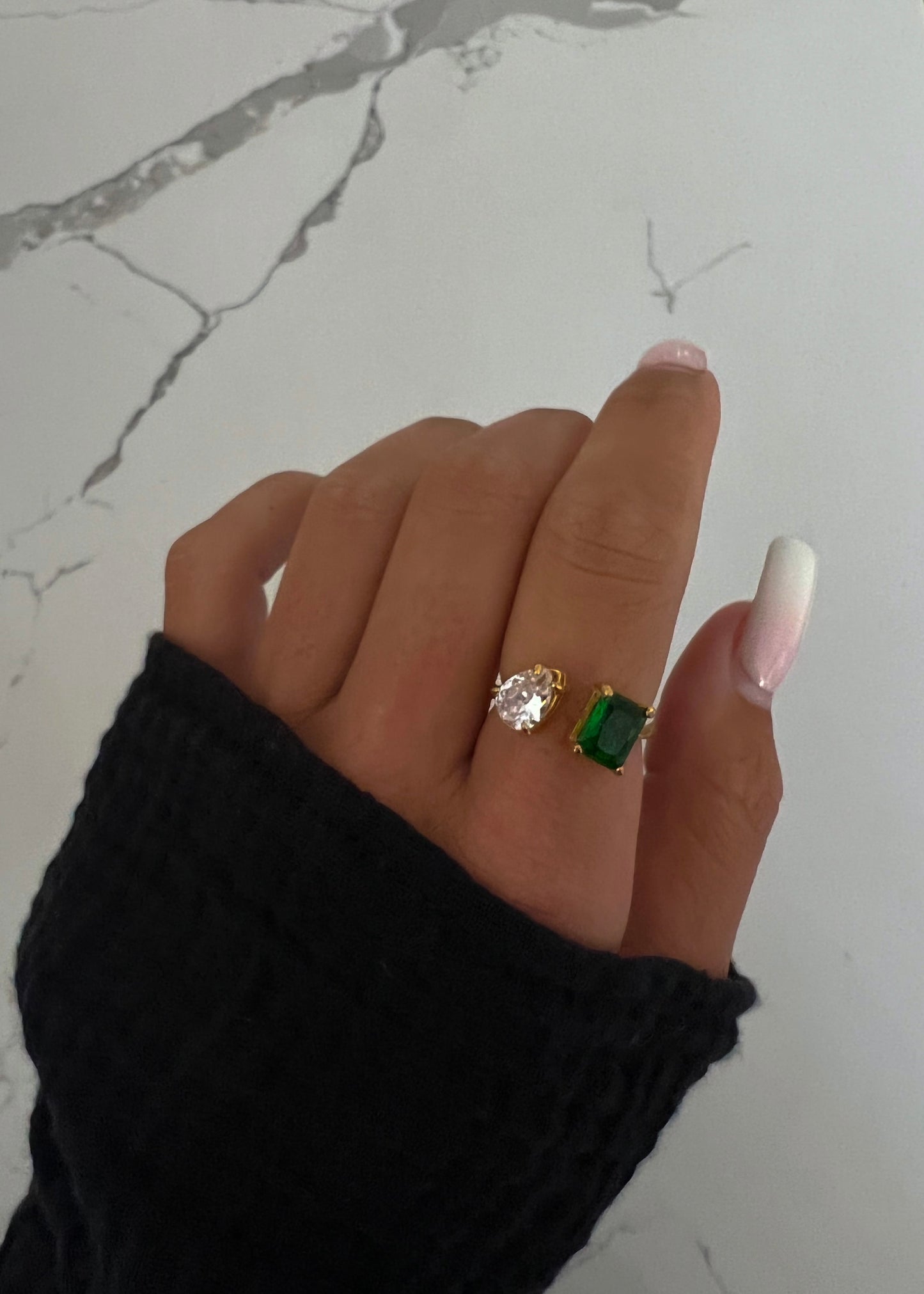 Two toned Blakely Ring